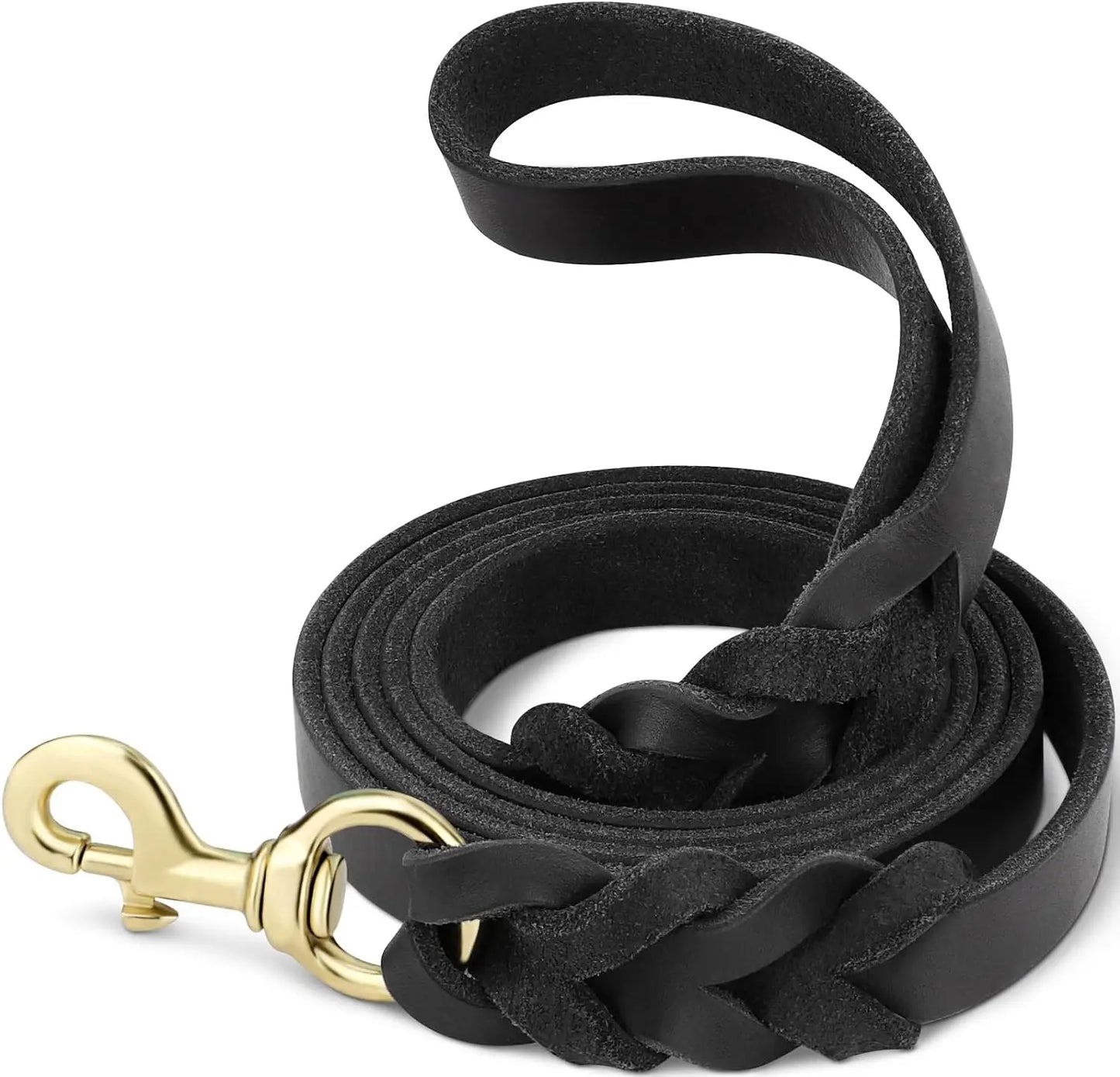 Læder Hundesnor – Kraftig & Fleksibel til Alle Hundestørrelser
