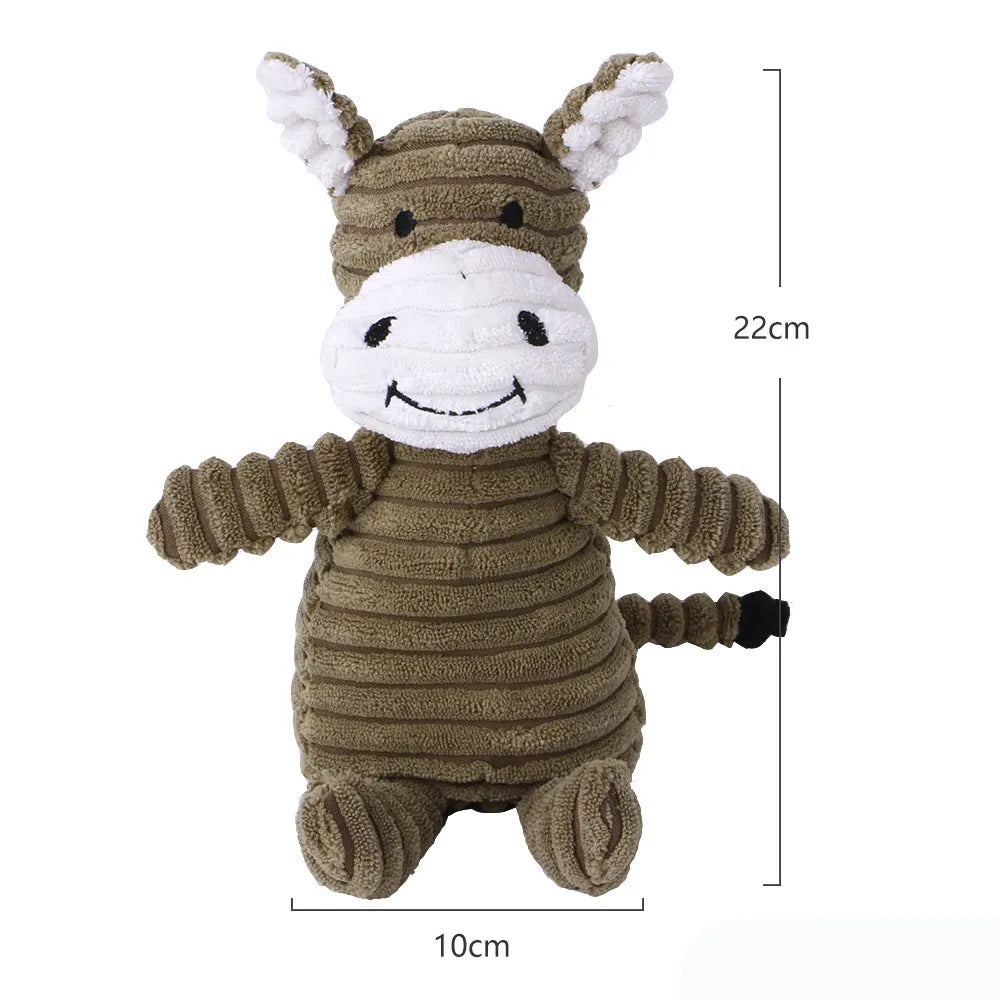 Corduroy Bamse Hundelegetøj