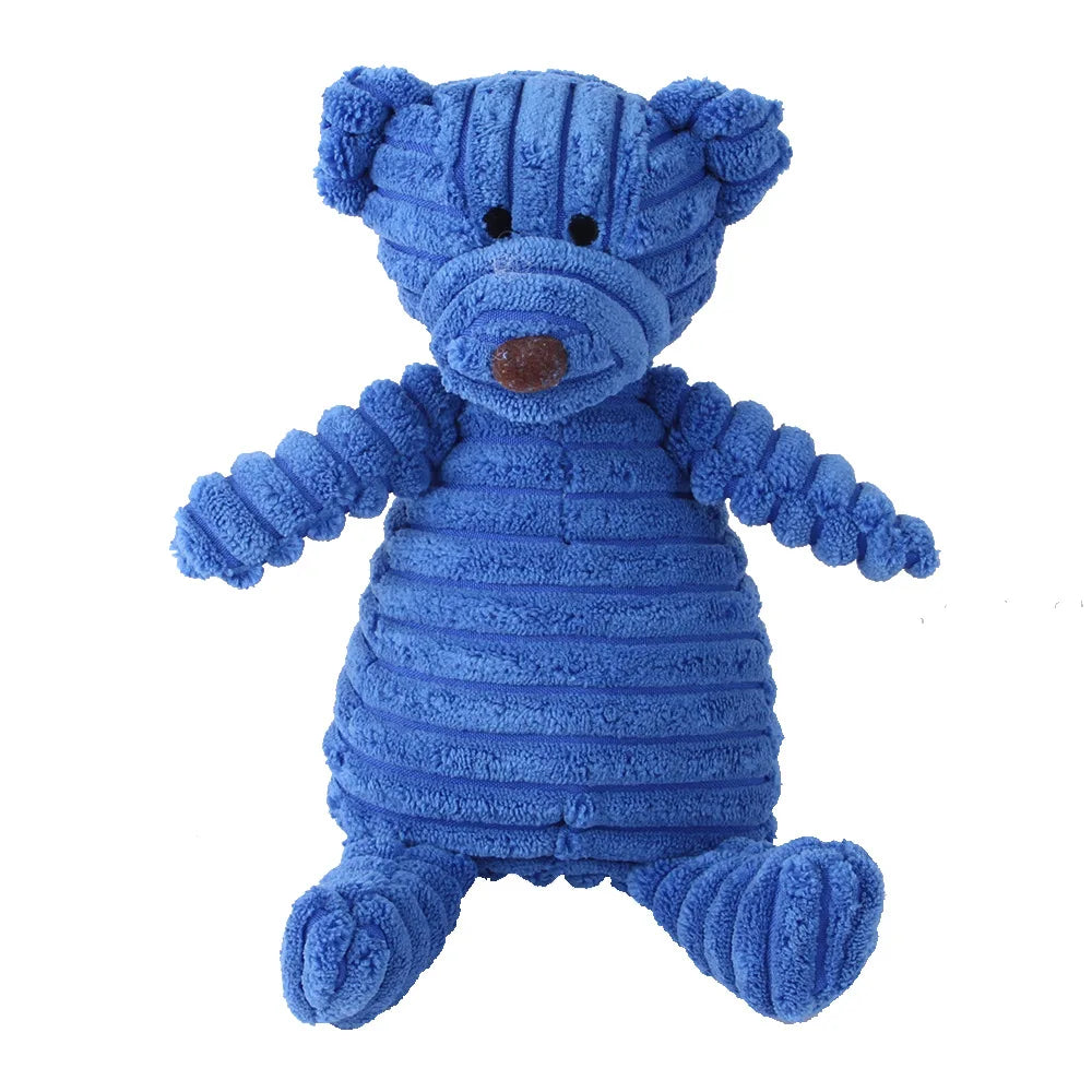Corduroy Bamse Hundelegetøj