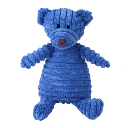 Corduroy Bamse Hundelegetøj