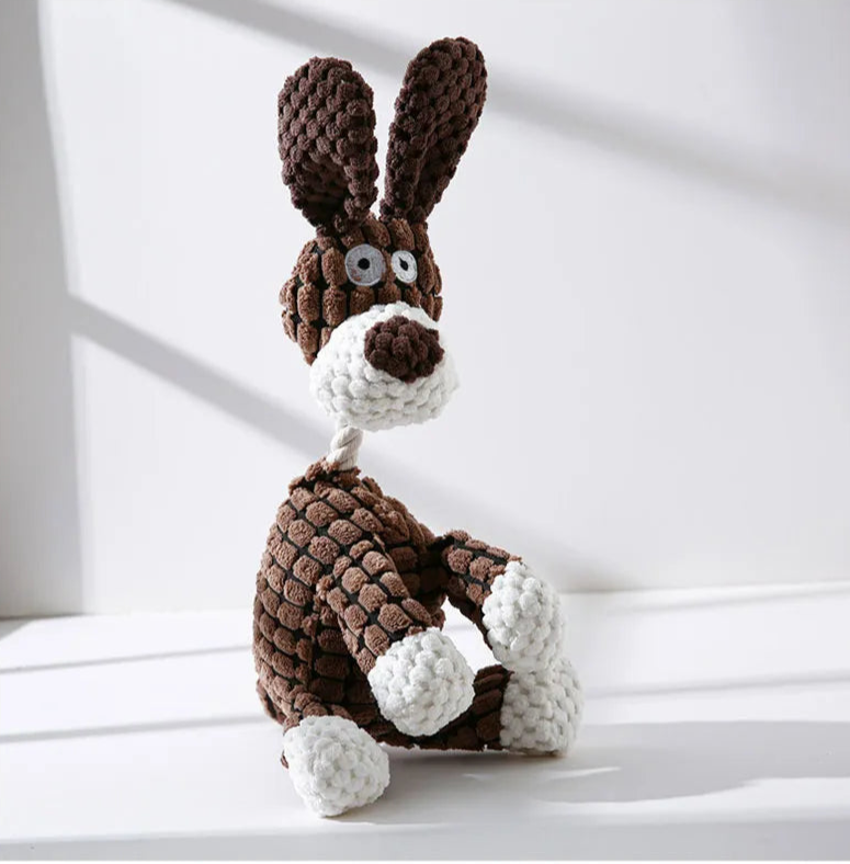 Corduroy Bamse Hundelegetøj