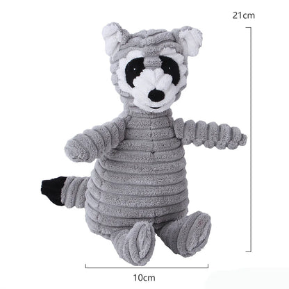 Corduroy Bamse Hundelegetøj